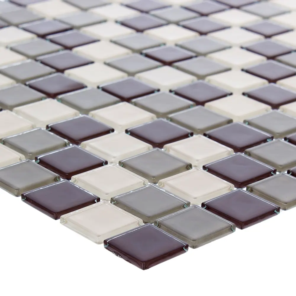 Мозаика стеклянная Artens Kash 30x30 см цвет бежевый STLM-2187589 - Вид №3
