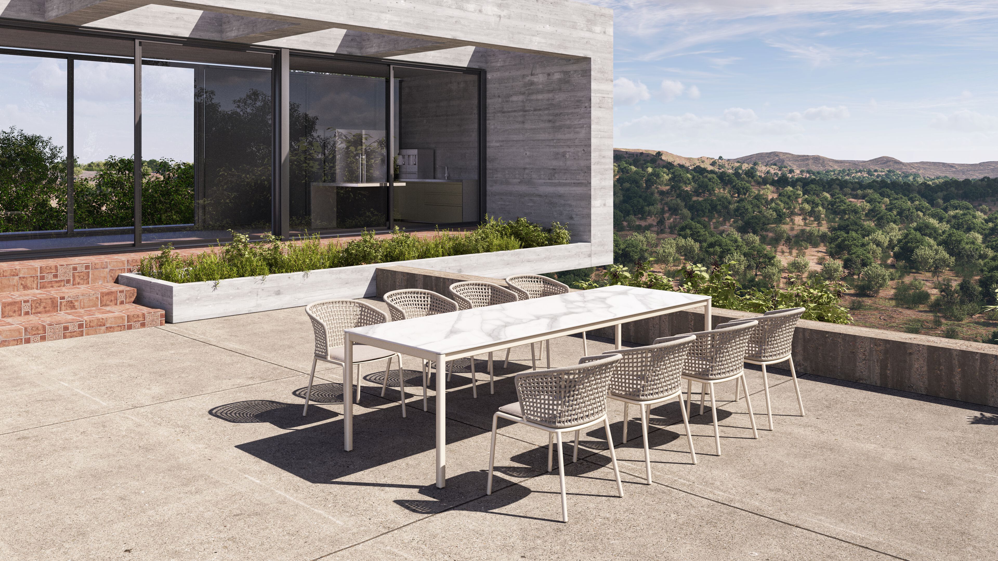 Алюминиевый садовый стул VINEKO Abrazo ARCH-00047373 - Вид №3