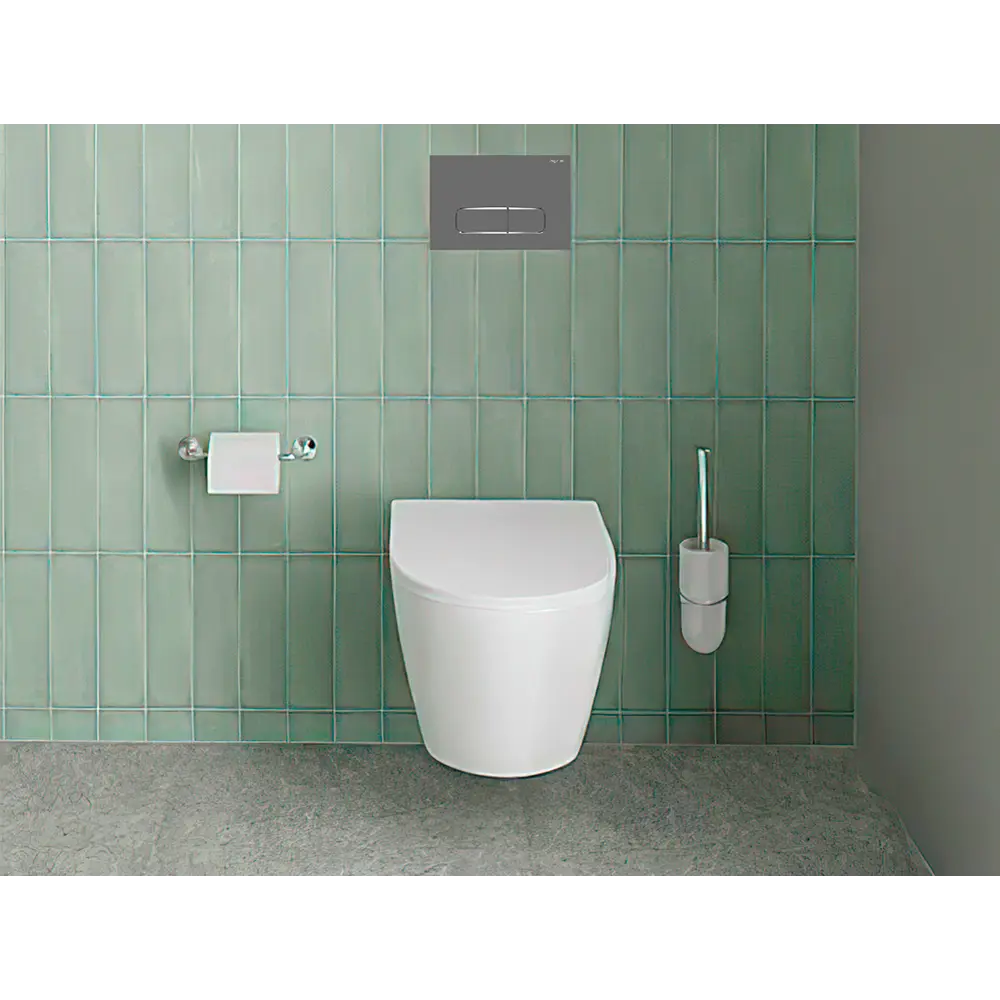 Унитаз подвесной Aquatek Оберон AQ1363W-00, безободковый, с сиденьем микролифт STLM-2125667 - Вид №8