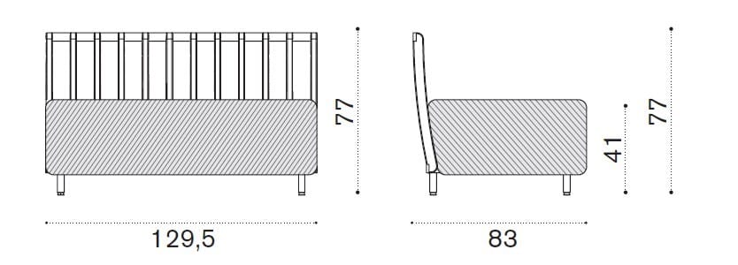 Модульный садовый диван из тикового дерева Ethimo ARCH-00021211 - Вид №4