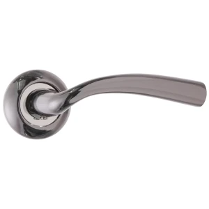 Ручки дверные Megapolis "Berlin" H-0814-A-BN, цвет графит