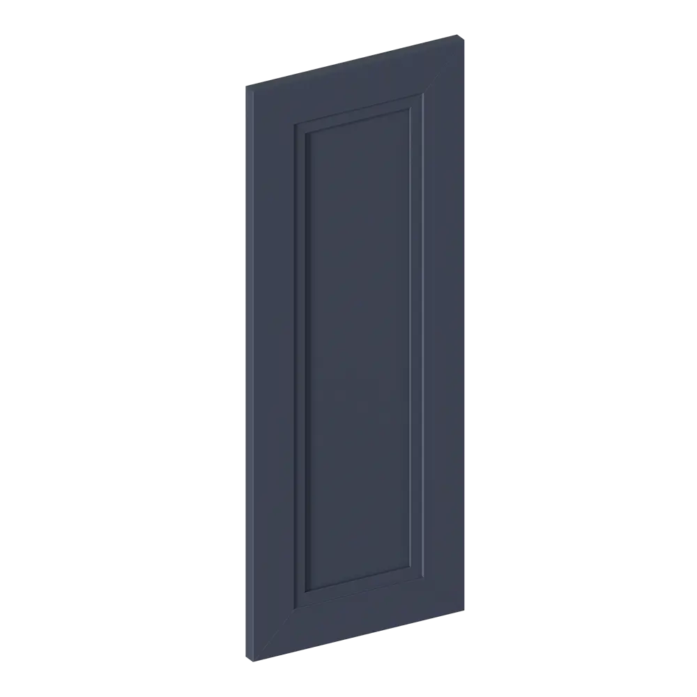 KONSENSA Фасад Котлас синий матовый с филенкой для кухни 30×77 см 89409632 STLM-1580515 - Вид №1
