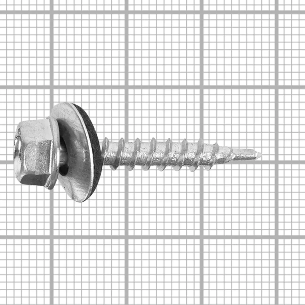 Саморезы кровельные оцинкованные 4.8x28, 60 шт. 82623396 STLM-2089477 Santreyd  - Вид №3