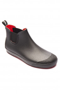 5034130 Сапоги ПВХ укороченные с эластичными вставками 5-153-D04 черно-красные  Резиновая (ПВХ, ЭВА) обувь размер 45