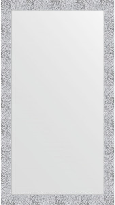 BY 3659 Зеркало в багетной раме - чеканка белая 70 mm EVOFORM Definite