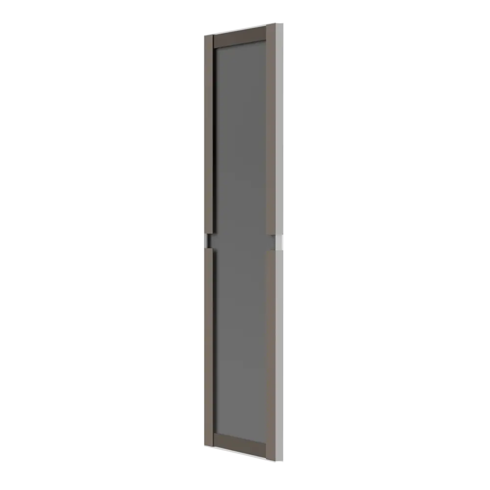 Дверь-купе KONSENSA 244.5x90.4 см МДФ цвет белый профиль матовое серебро STLM-2131543 - Вид №7