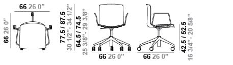 Стул с подлокотниками Arper Catifa 46 ARCH-00126222 - Вид №2