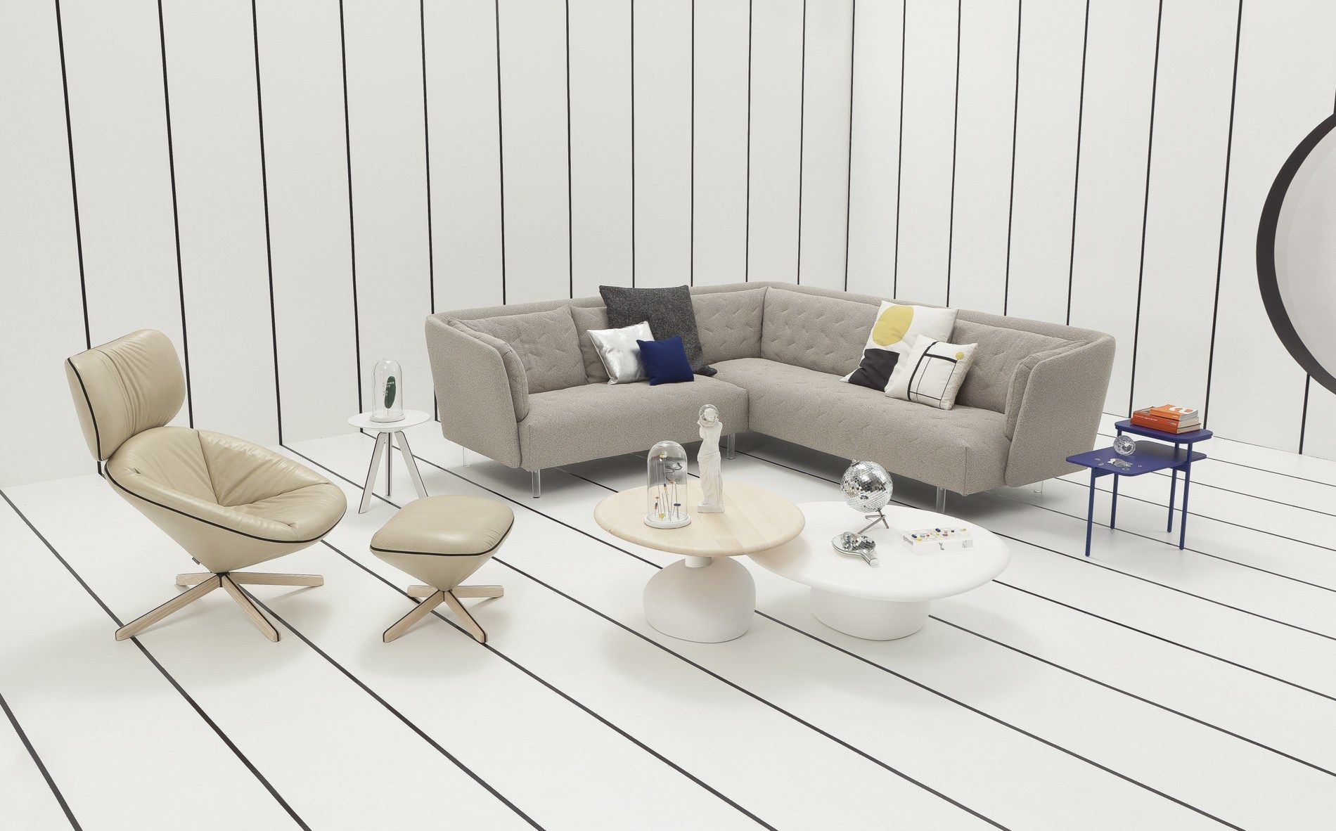 Тканевое кресло с подголовником SANCAL ARCH-00040198 - Вид №10