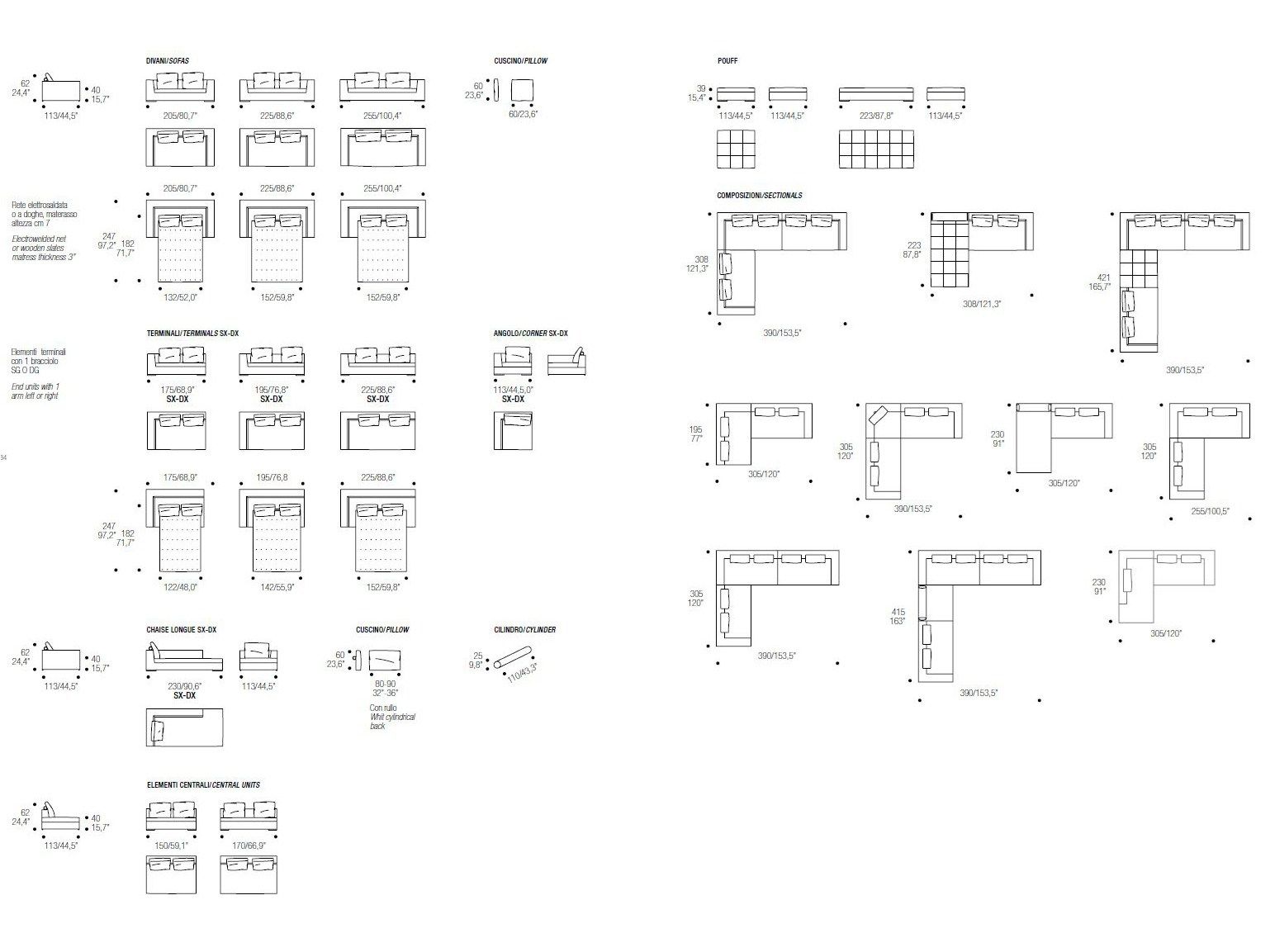 Ткань диван ERBA ITALIA Потертый Шик ARCH-00051206 - Вид №14