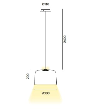 Керамический подвесной светильник Quadrifoglio Group Design Lighting ARCH-00120292 - Вид №11