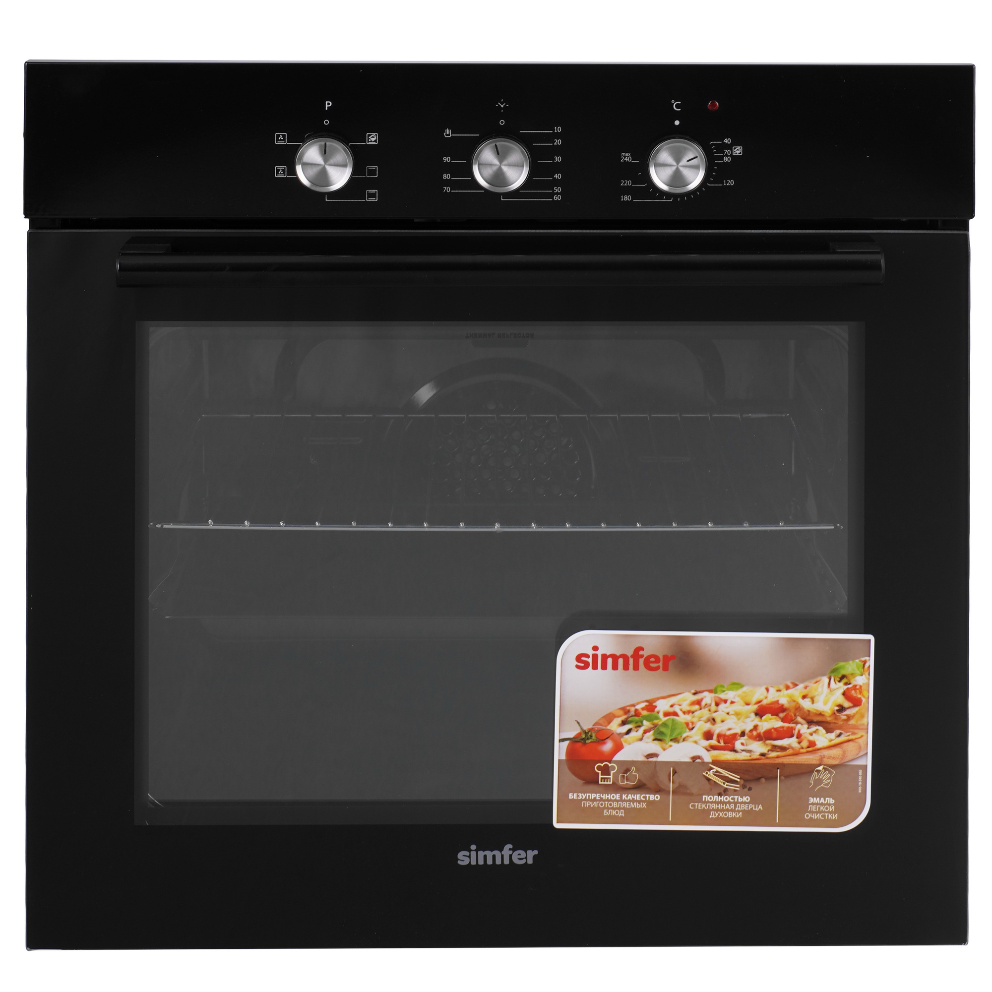 9280249 Духовой шкаф электрический Simfer B6EB16001 + Варочная поверхность индукционная Simfer H60I74S003 STDN-0022064 - Вид №1