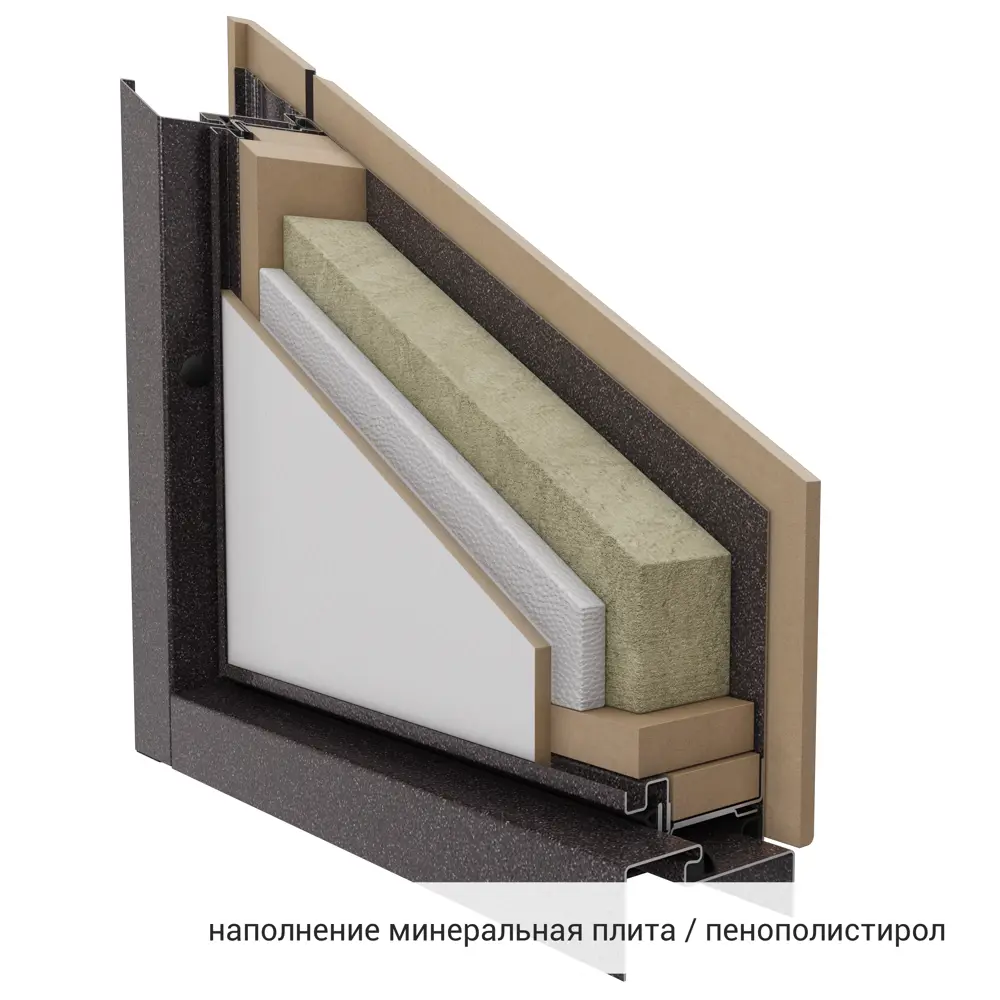 Дверь входная металлическая Грата 950 мм левая цвет скай белый РР TOREX STLM-2016890 - Вид №17