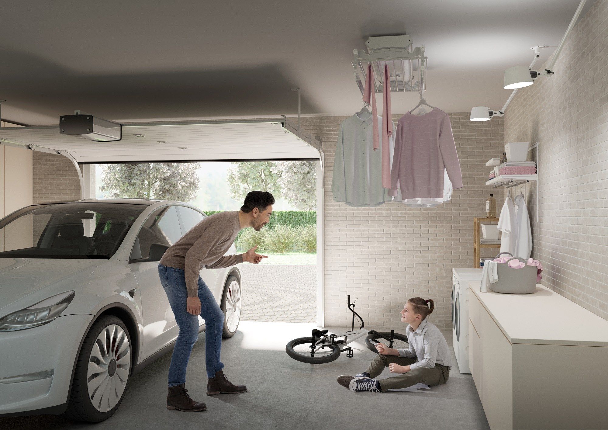 Электрическая потолочная сушилка для белья с дистанционным управлением Foxydry FOXYDRY AIR ARCH-00112288 - Вид №2