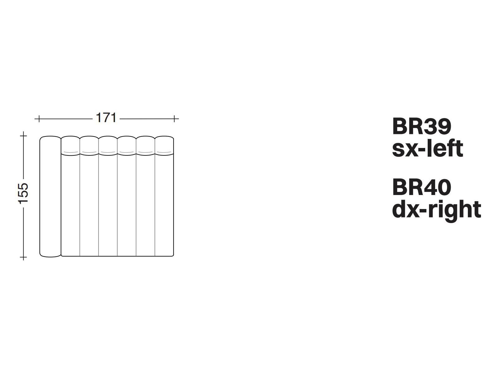 Тканевый диван с шезлонгом VALENTINI Брандо ARCH-00133741 - Вид №6