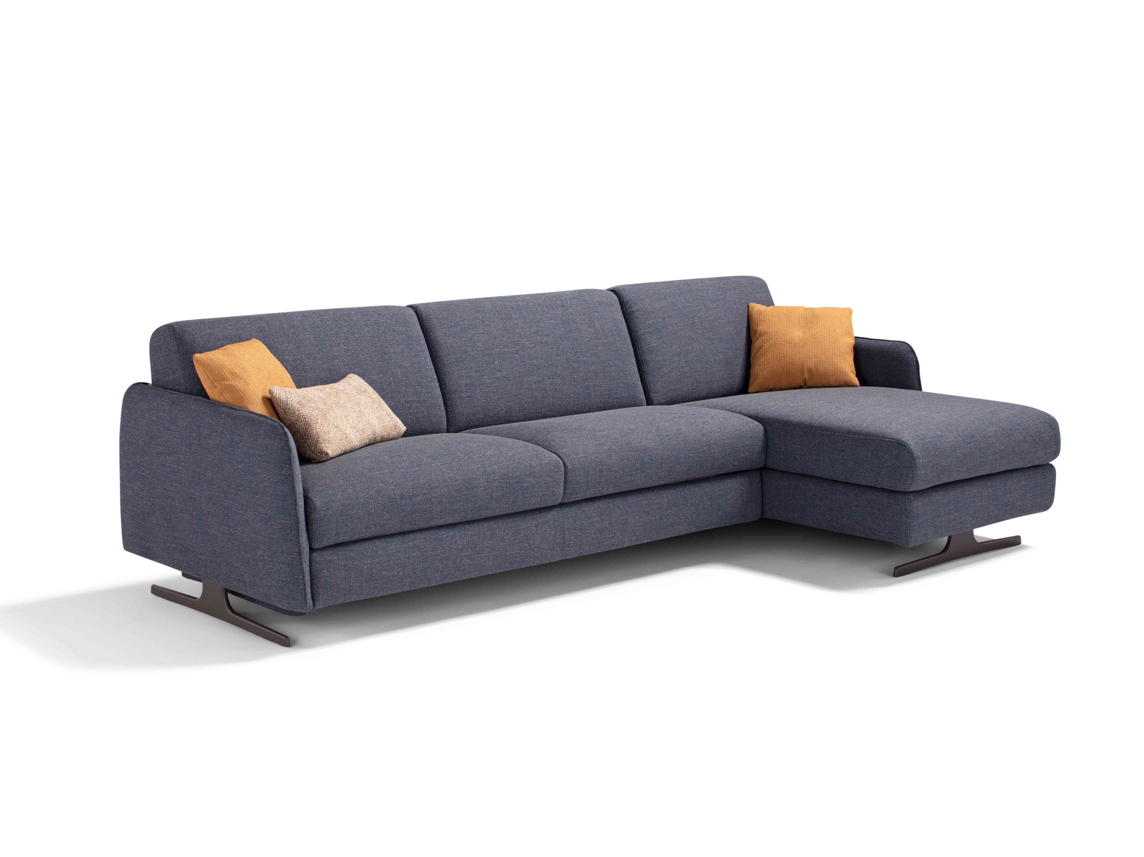 Двуспальный диван-кровать из ткани с полуостровом Dienne Salotti Views II ARCH-00088884