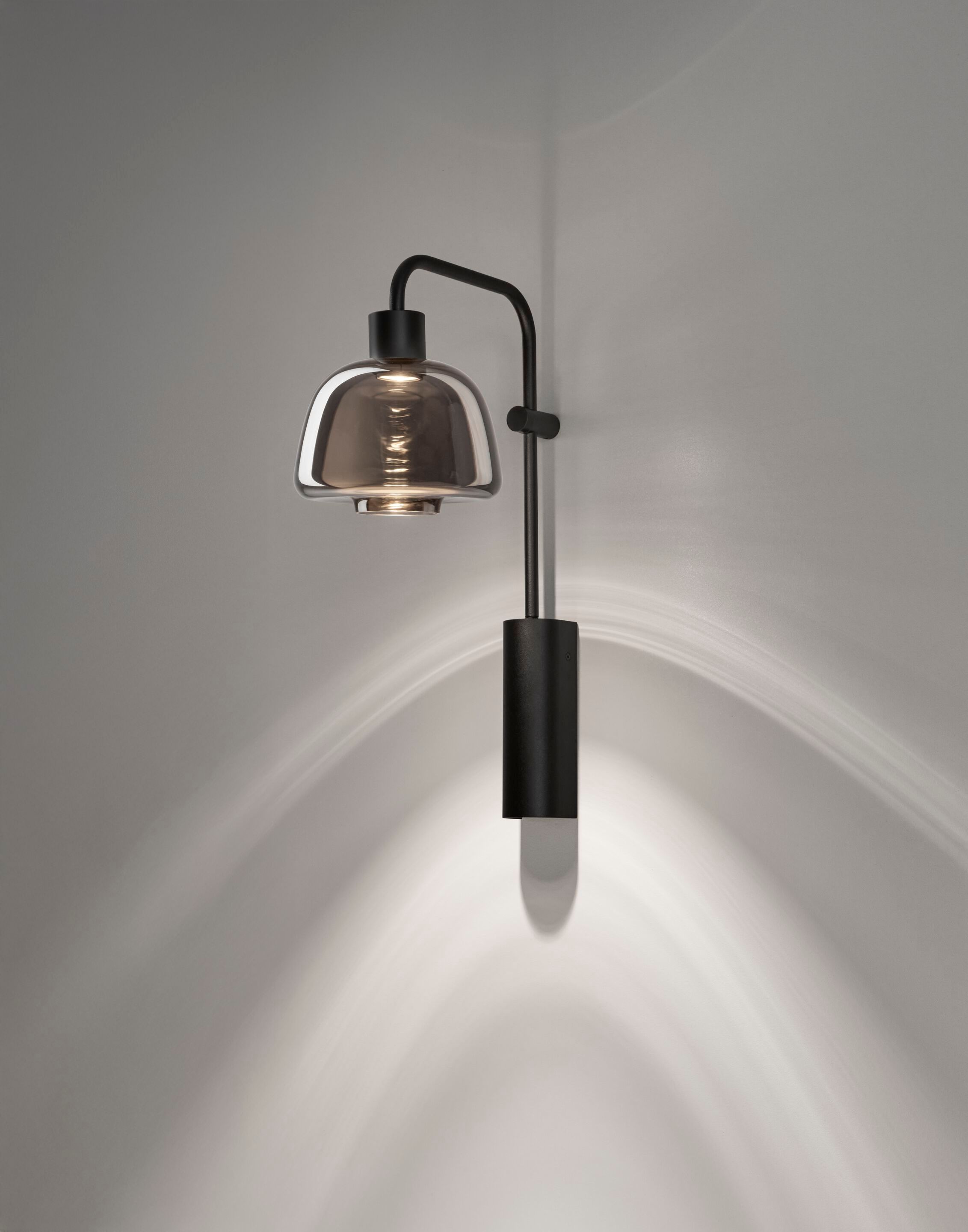 Светодиодный настенный светильник из боросиликатного стекла Bover Drep ARCH-00144989 - Вид №3