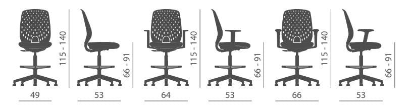Офисный стул Kastel Key Smart ARCH-00111596 - Вид №4