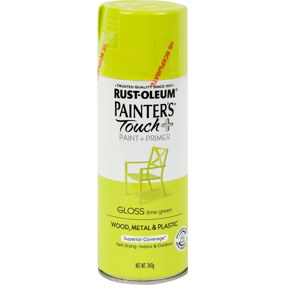 Краска аэрозольная Paint Touch глянцевая цвет салатовый 340 г RUST-OLEUM STLM-2102063