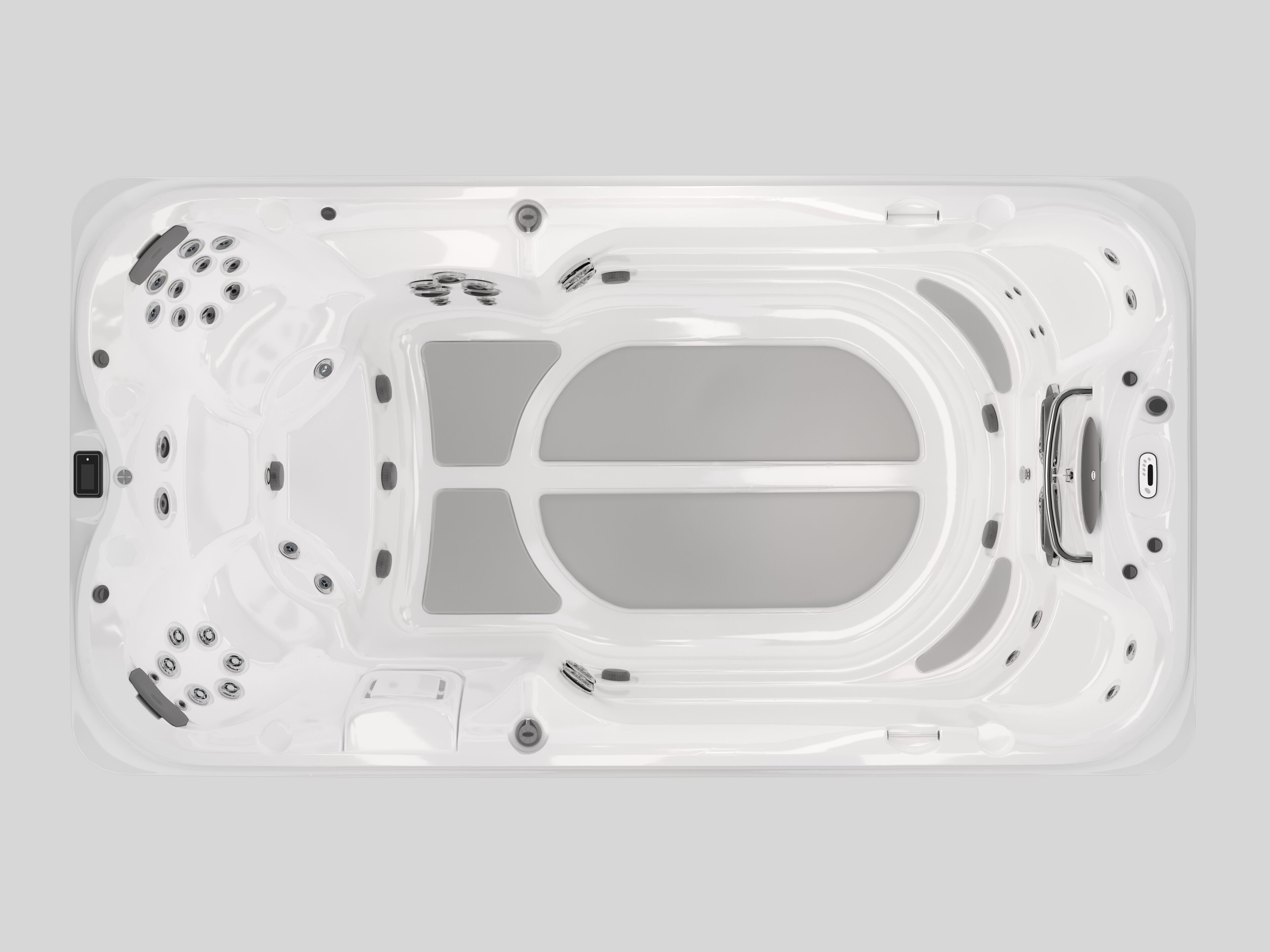 Открытый надземный мини-бассейн с противоточным плаванием Jacuzzi® Swim Spa ARCH-00081763 - Вид №29