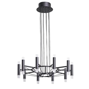 Люстра подвесная светодиодная Arte lamp Empire A2482sp-20bk 5 м² теплый белый (желтый) свет цвет черный