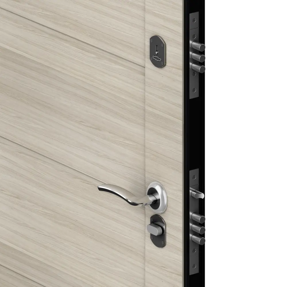 Дверь входная металлическая Оптим 98x205 см левая дуб седой DOORHAN STLM-2159874 - Вид №3