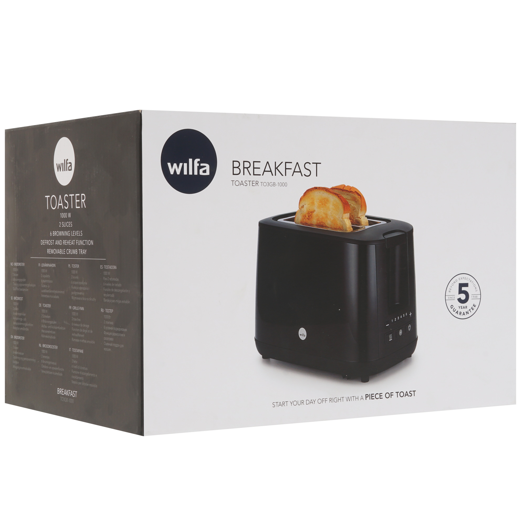 9209354 Тостер Wilfa TO3GB-1000 черный STDN-0089235 - Вид №7