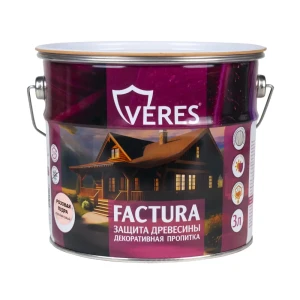 Антисептик защитно-декоративный лессирующий Veres Factura полуматовый розовая пудра 3 л
