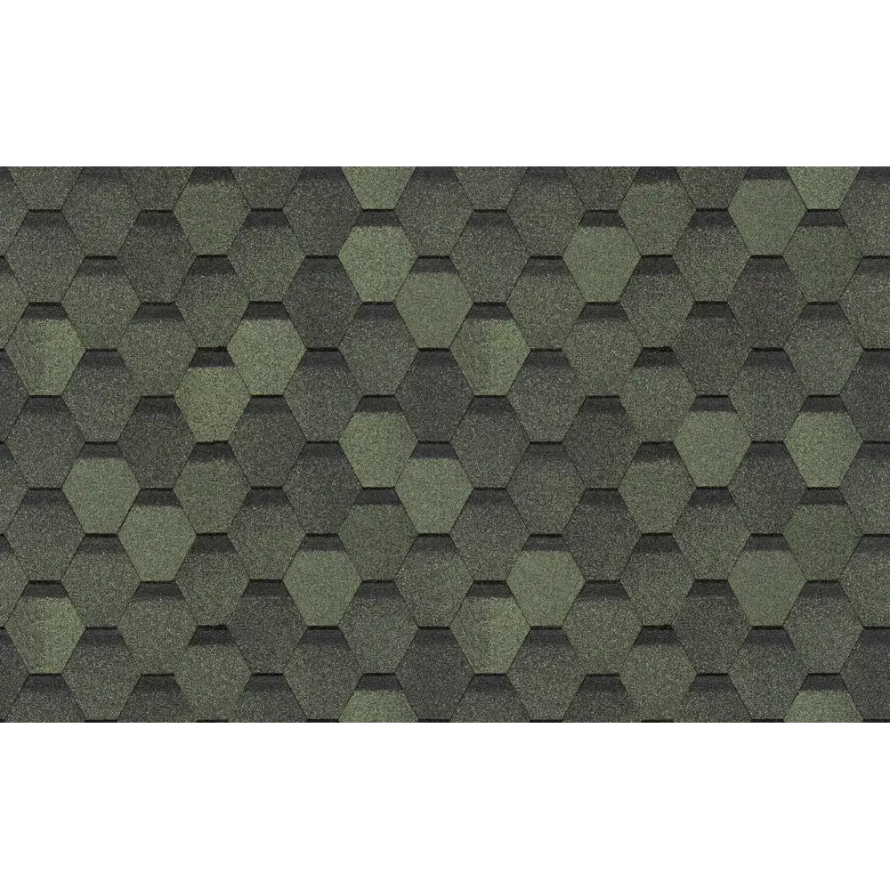 Гибкая черепица Dacha Americana зеленый 3 м² DÖCKE STLM-2002528 - Вид №1