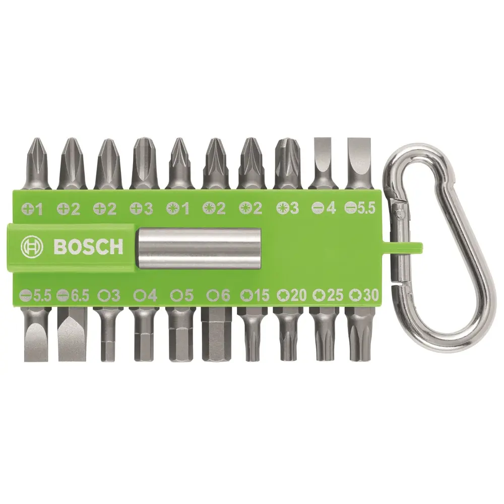 Набор бит Bosch 2607002823 с держателем и карабином, 20 шт BOSCH PROFESSIONAL STLM-2176843