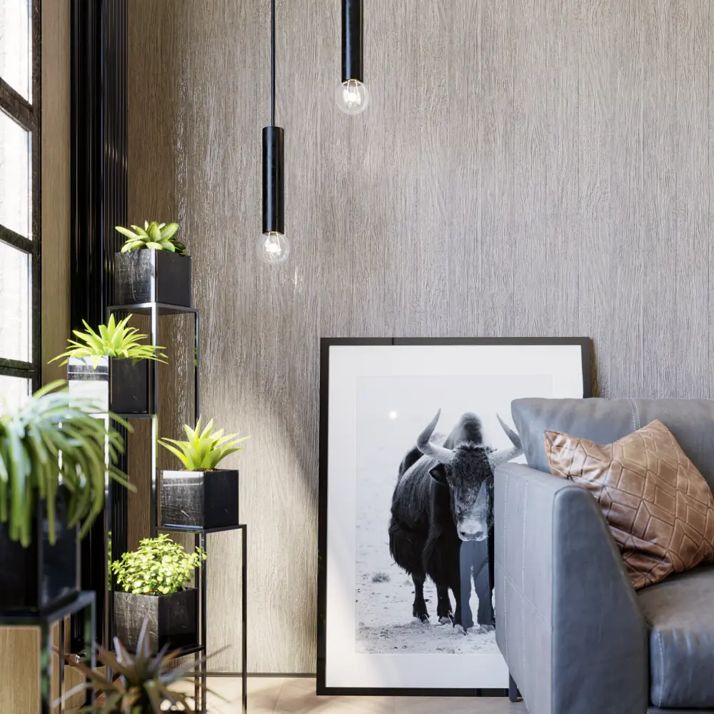 Обои флизелиновые Палитра Loft коричневые 1.06 м PL71656-84 STLM-2049734 - Вид №2
