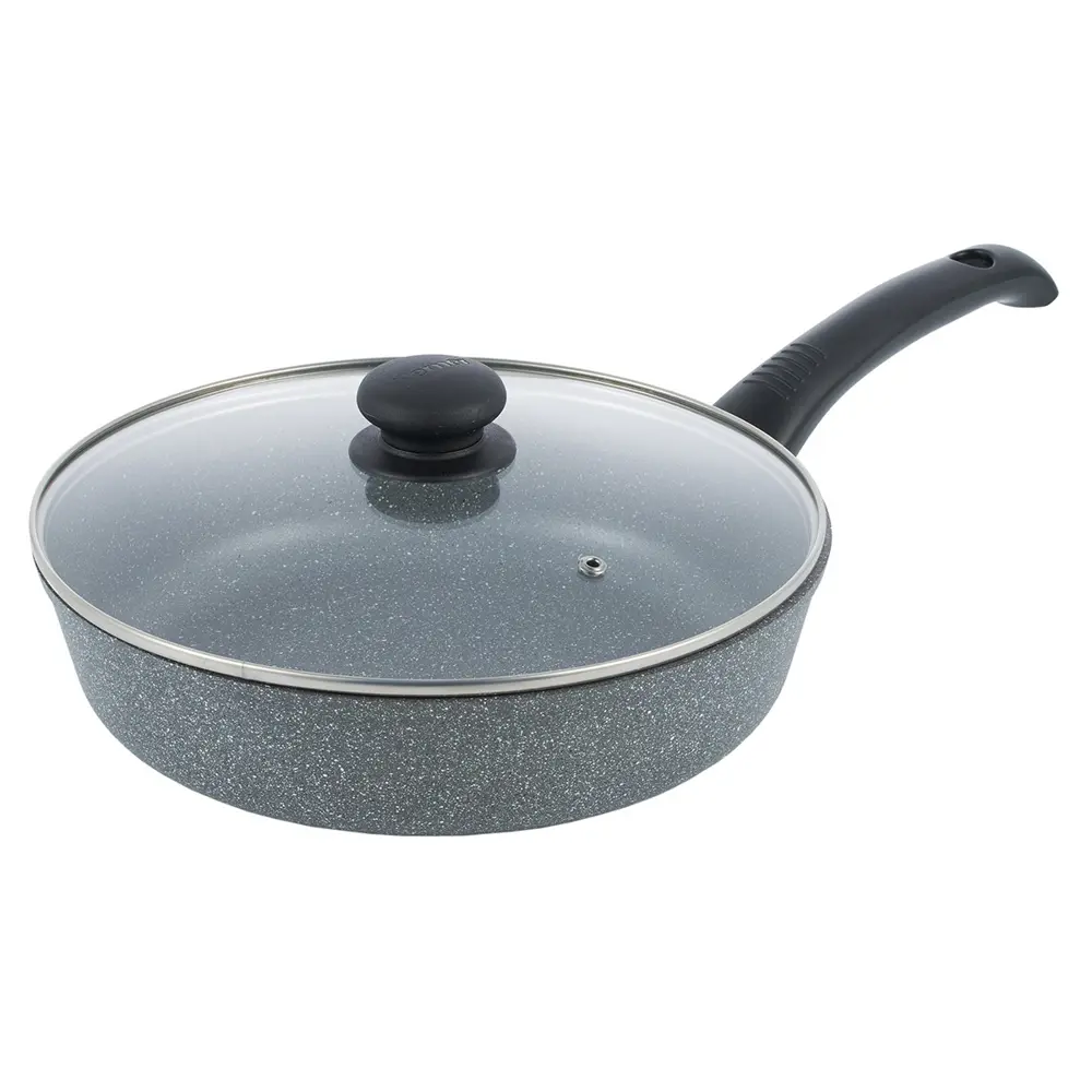 Сковорода Werner Letizia 51673 26 см алюминий с крышкой цвет черный STLM-2093617