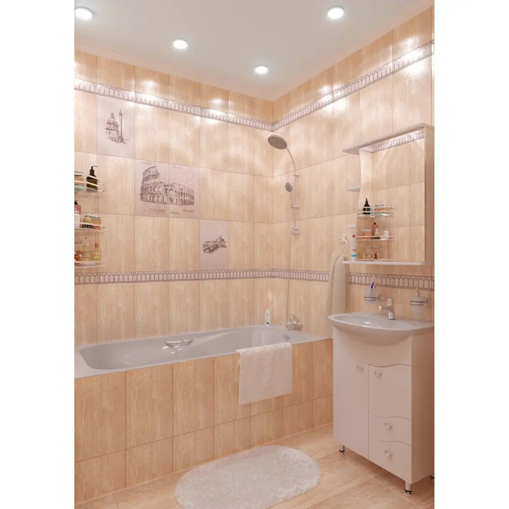 Плитка настенная Efes, 30x60 см, 1,44 м2 Santreyd STLM-2027394