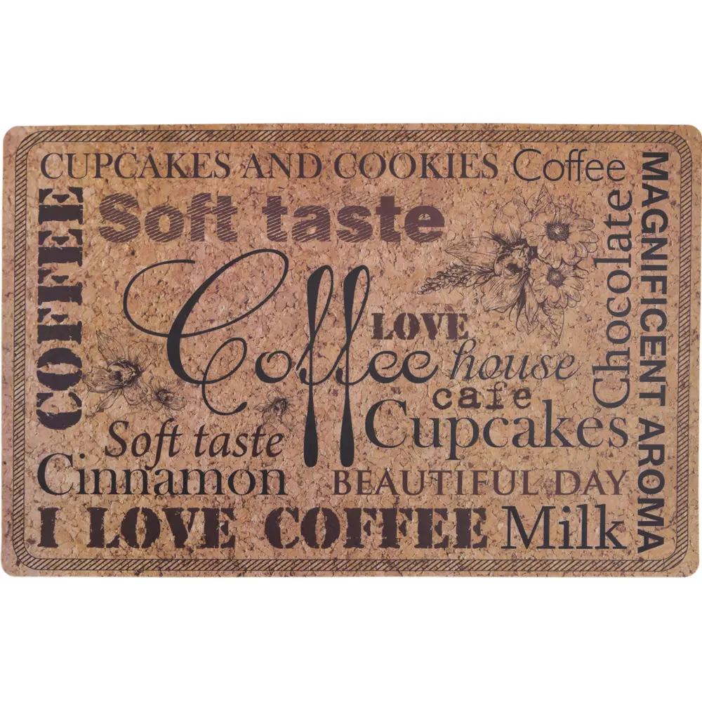 Салфетка I Love Coffee пробка 44x28.5 см REMILING STLM-2162339