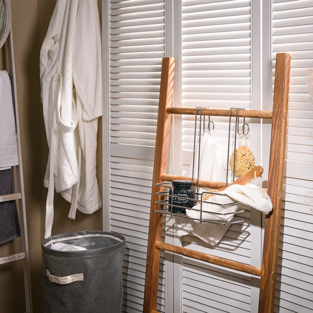 Полка для ванной комнаты 21х28х36 см цвет хром ЧМЗ Новые горизонты STLM-2155496 - Вид №6