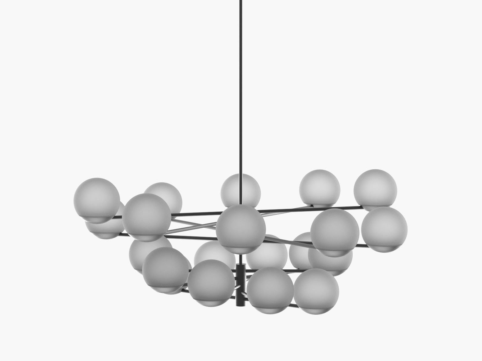 Светодиодный потолочный светильник ручной работы Cameron Design House Мяч и обруч ARCH-00132534 - Вид №8