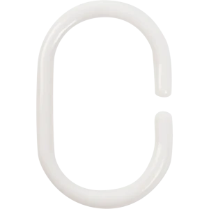Кольца для шторок Sensea пластиковые цвет белый 12 шт.
