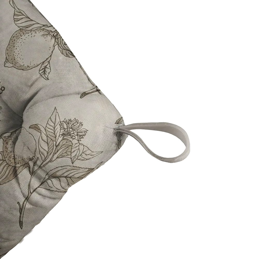 Сидушка с липучками Лимоны 40x35x6 см LINEN WAY STLM-2062098 - Вид №2