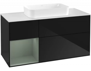 Villeroy&Boch Тумба под раковину Прямоугольная версия F291GMPH Finion Glossy Black Lacquer