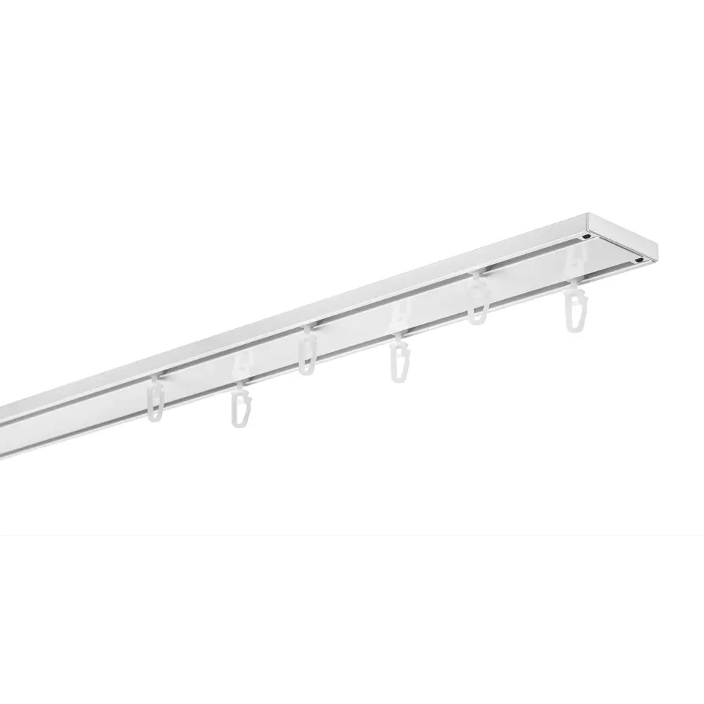 Шинный карниз в наборе двухрядный Atlant 160 см металл белый АРТ-ДЕКОР STLM-2022054