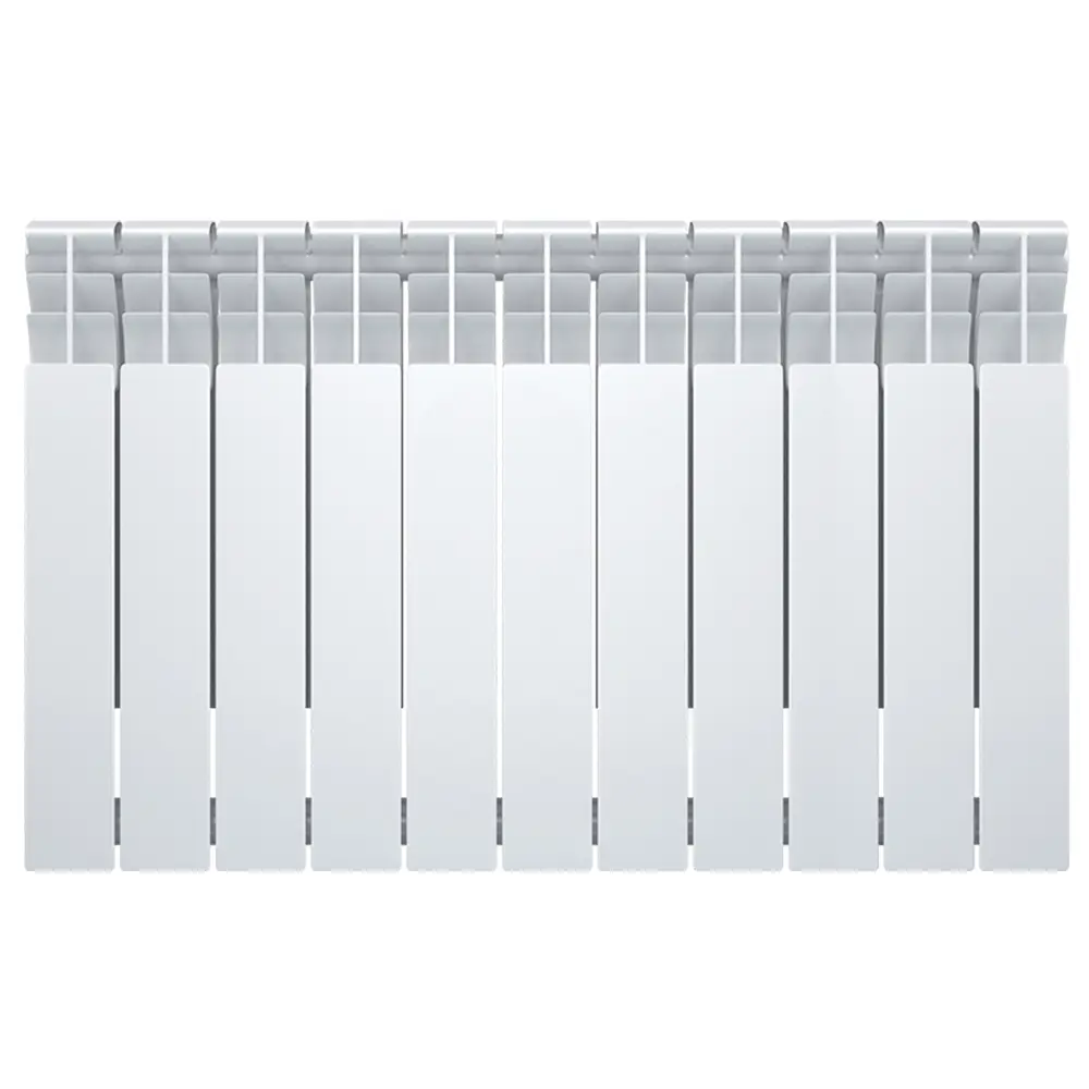 Радиатор секционный Monlan Bimetal 500/80 11 секций боковое подключение биметалл белый STLM-2147176