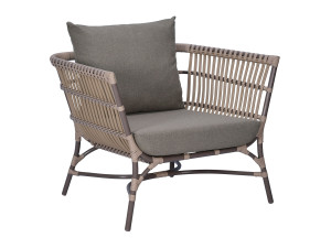 Синтетическое волокно садовое кресло с подлокотниками