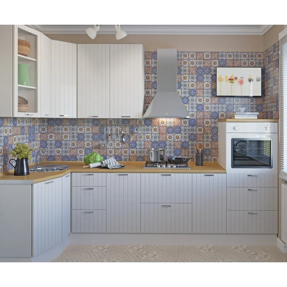Плитка настенная Unitile Portello 20x20 см 1 м² цвет бежевый STLM-2049494 - Вид №3