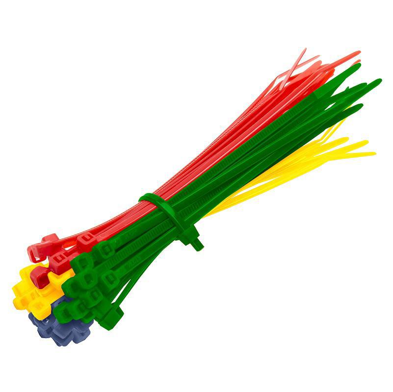 90429558 Хомут кабельный нейлон 150x2.5 мм разноцветные 25 шт. STLM-0223238 DUWI