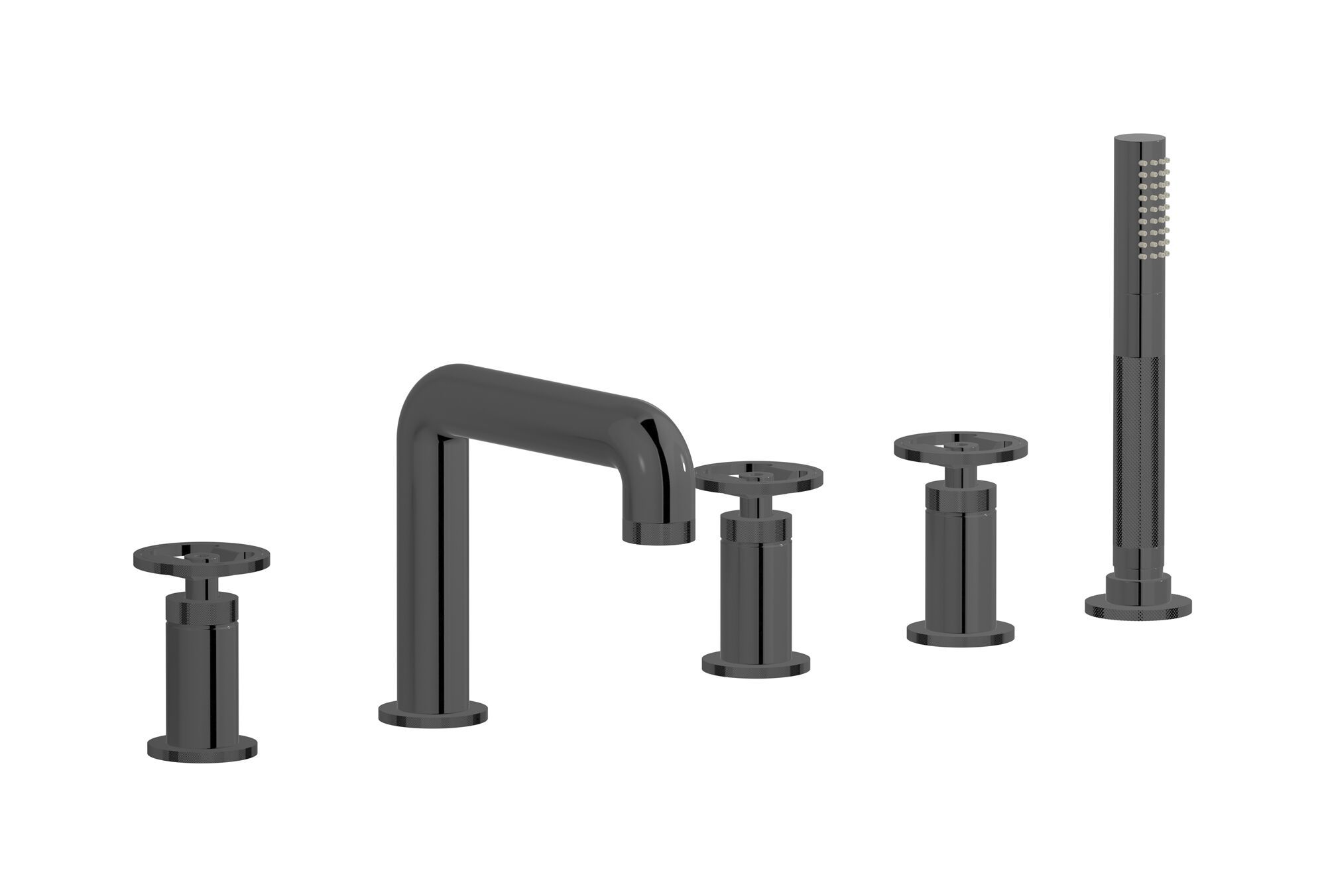 Смеситель для ванны с 5 отверстиями и ручным душем IB Bold ARCH-00114944 - Вид №4