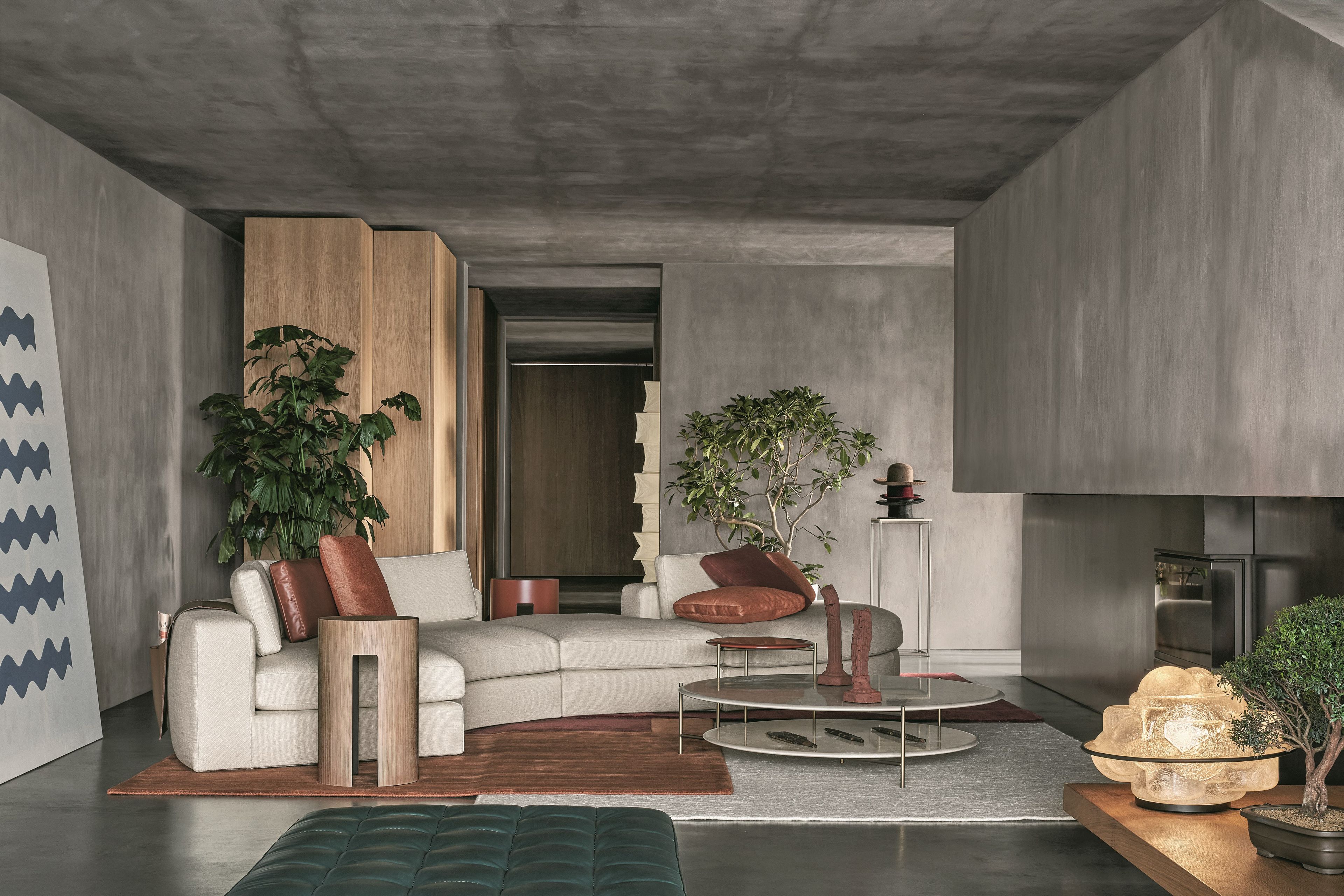 Ткань изогнутый съемный диван Meridiani Harold ARCH-00034371 - Вид №3