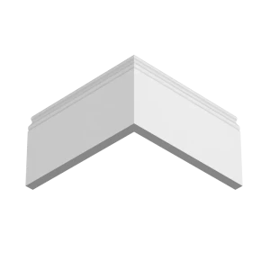 92036250 Плинтуc Ultrawood Base 5763 i 2000x133x15 мм мдф цвет белый 3 шт STLM-1414208