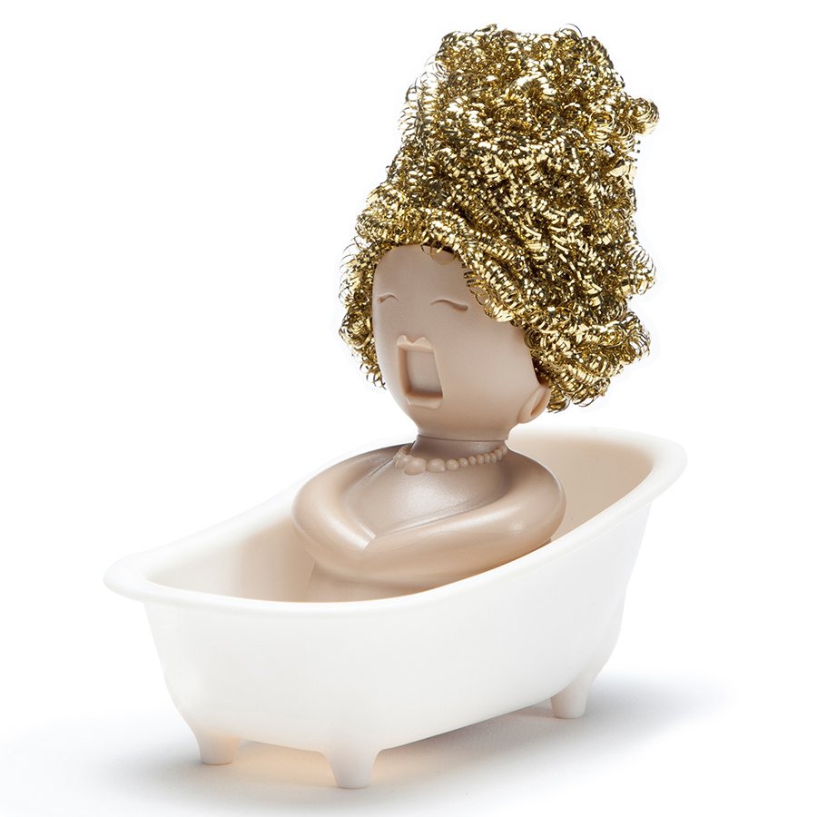 Держатель для кухонного скребка бежевый Soap Opera PELEG DESIGN ДИЗАЙНЕРСКИЕ 00-3871463 Бежевый;белый;коричневый  - Вид №4