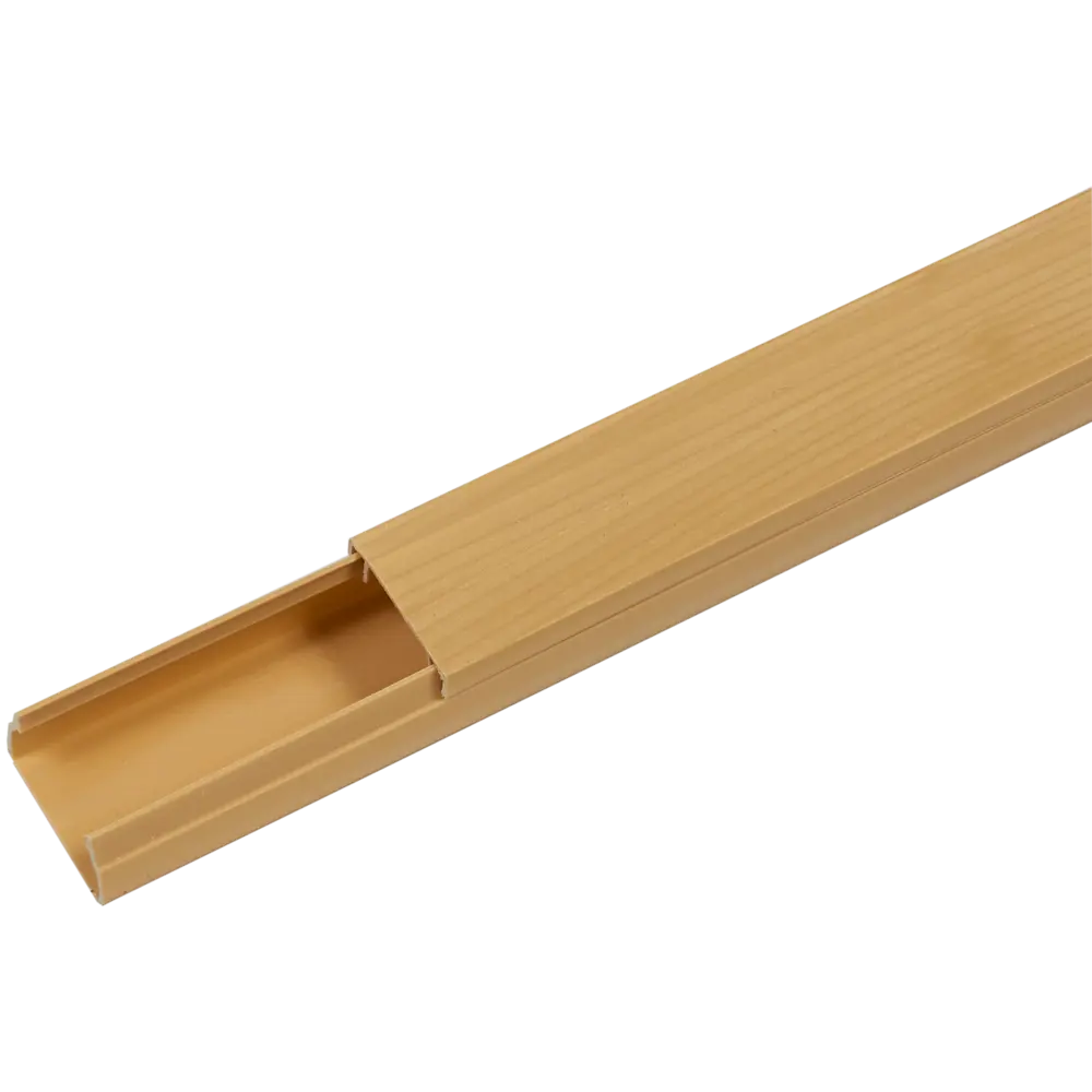 Кабель-канал IEK Home под дерево 25×16 мм для аккуратной прокладки проводов 82411072 STLM-0026904