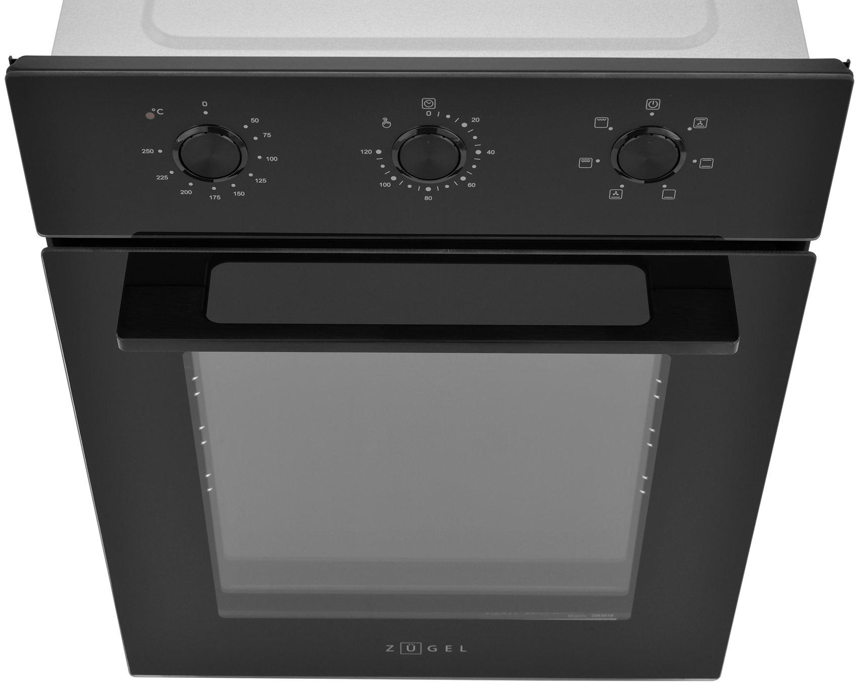 5361910 Электрический духовой шкаф ZUGEL ZOE451B черный STDN-0025857 - Вид №13