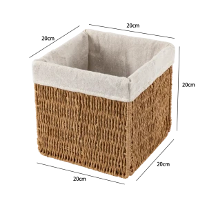 Корз плетеная 20X20X20 см беж Konsensa